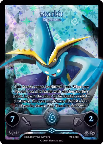 Starbit - Supernova (Full Art) (MR1-100), Moonrise — Elestrals card price