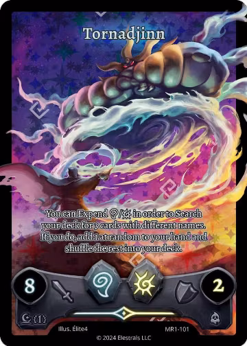 Tornadjinn (Full Art) (MR1-101), Moonrise — Elestrals card price
