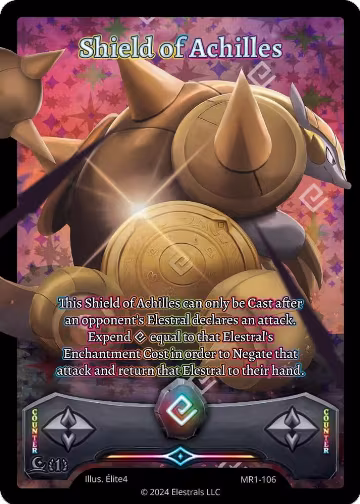 Shield of Achilles (Full Art) (MR1-106) — card price