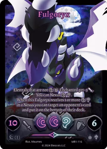 Fulgoryx (Box Topper) (MR1-116), Moonrise — Elestrals card price