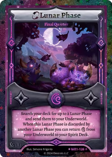 Lunar Phase - Final Quarter (Stellar) (MR1-126), Moonrise — Elestrals card price