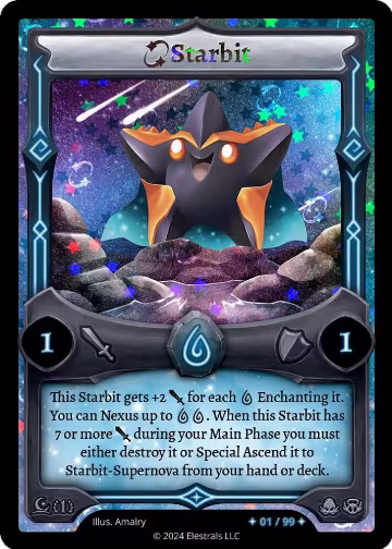 Starbit (Serialized) (/99), Moonrise — Elestrals card price