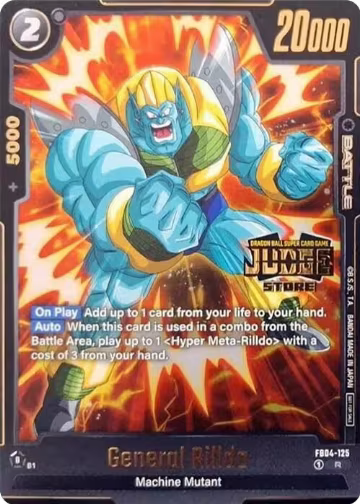 General Rilldo (Judge Pack (Store Judge) 03) (FB04-125), Tournament and Championship Promos — DB Fusion card price
