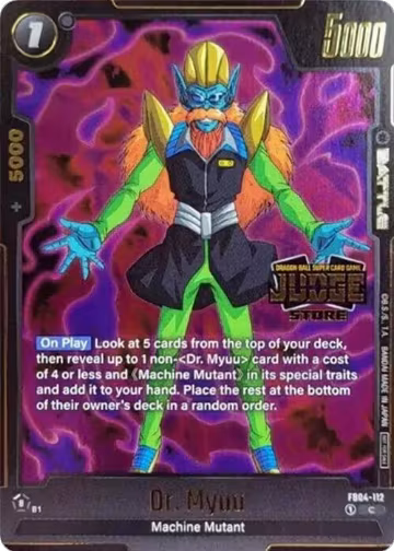 Dr. Myuu (Judge Pack (Store Judge) 03) (FB04-112), Tournament and Championship Promos — DB Fusion card price