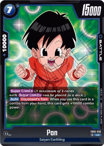 Pan (FB05-036), New Adventure — DB Fusion card price