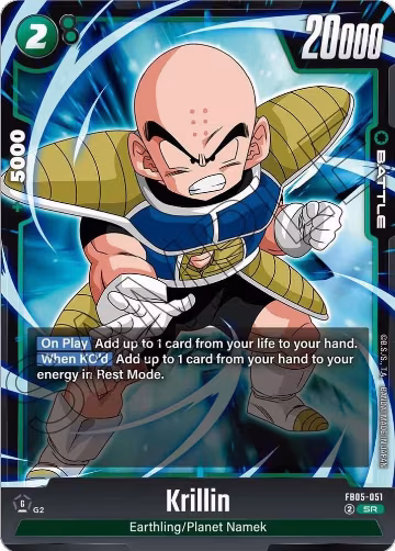 Krillin (FB05-051), New Adventure — DB Fusion card price