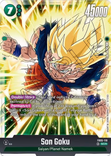 Son Goku - FB05-119 (FB05-119), New Adventure — DB Fusion card price