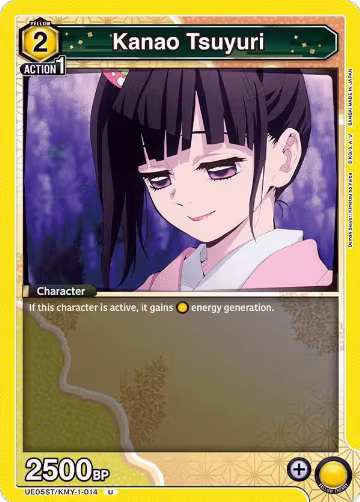 Kanao Tsuyuri (UE05ST/KMY-1-014), Demon Slayer: Kimetsu no Yaiba Starter Deck — Union Arena card price