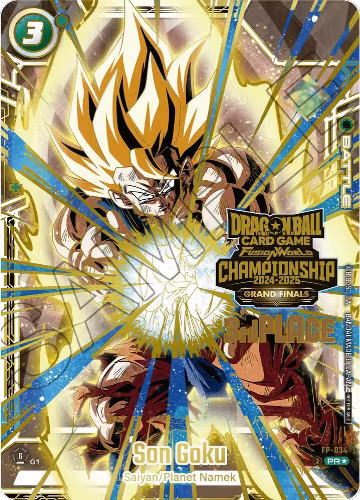 Son Goku - FP-034 (3rd Place) (FP-034), Tournament and Championship Promos — DB Fusion card price