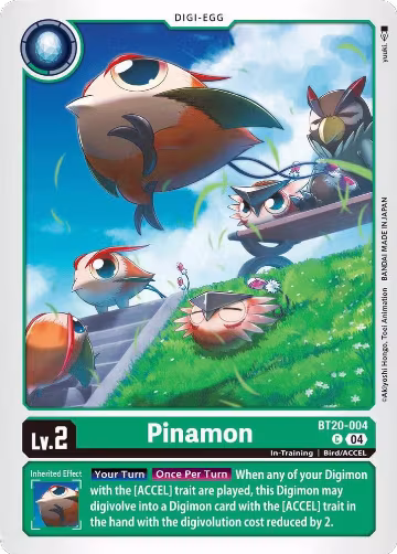 Pinamon (BT20-004 C), Release Special Booster 2.5 — Digimon card price