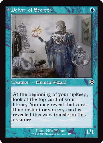 Delver of Secrets (Retro Frame) (457), Innistrad Remastered — Magic card price