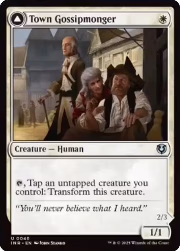 Town Gossipmonger (46), Innistrad Remastered — Magic card price