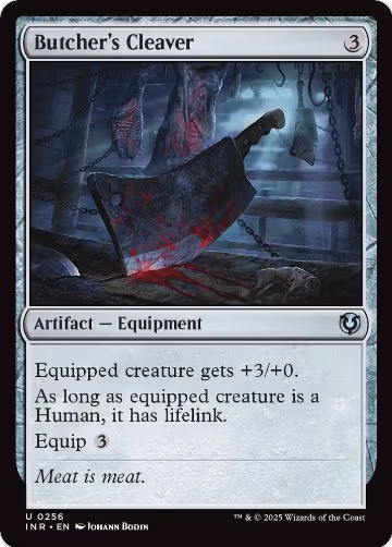 Butcher's Cleaver (256), Innistrad Remastered — Magic card price