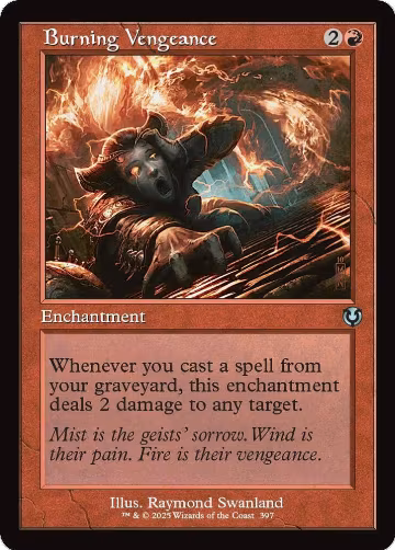 Burning Vengeance (Retro Frame) (397), Innistrad Remastered — Magic card price