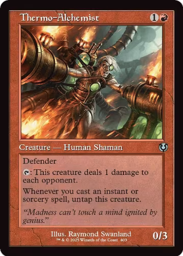 Thermo-Alchemist (Retro Frame) (403), Innistrad Remastered — Magic card price