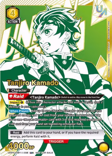 Tanjiro Kamado (008) (UEPR/KMY-1-008), Union Arena Promotion Cards — Union Arena card price