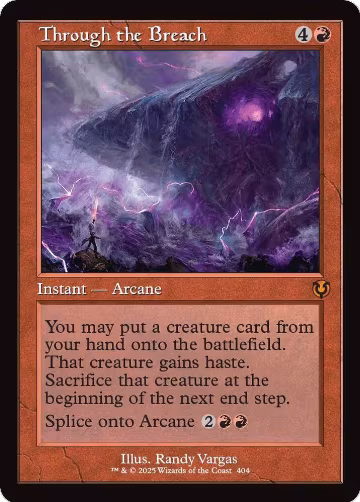 Through the Breach (Retro Frame) (404), Innistrad Remastered — Magic card price