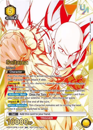 Saitama (018) (UEPR/OPM-1-018), Union Arena Promotion Cards — Union Arena card price