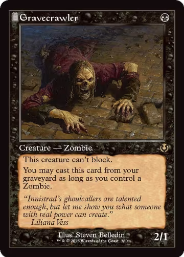 Gravecrawler (Retro Frame) (380), Innistrad Remastered — Magic card price