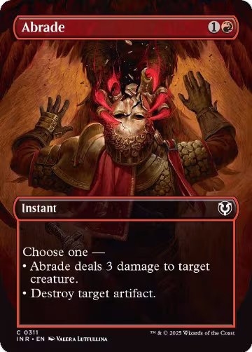 Abrade (Borderless) (311), Innistrad Remastered — Magic card price
