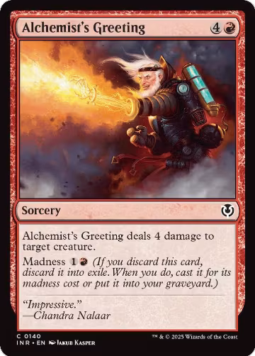 Alchemist's Greeting (140), Innistrad Remastered — Magic card price