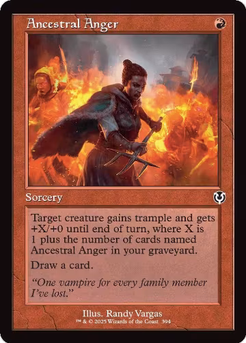 Ancestral Anger (Retro Frame) (394), Innistrad Remastered — Magic card price