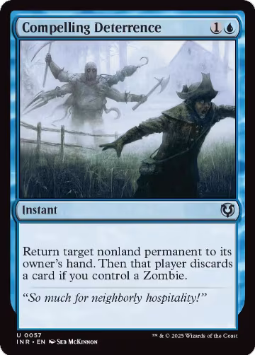 Compelling Deterrence (57), Innistrad Remastered — Magic card price