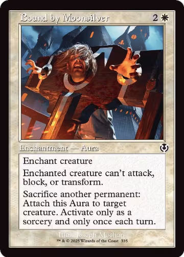 Bound by Moonsilver (Retro Frame) (335), Innistrad Remastered — Magic card price