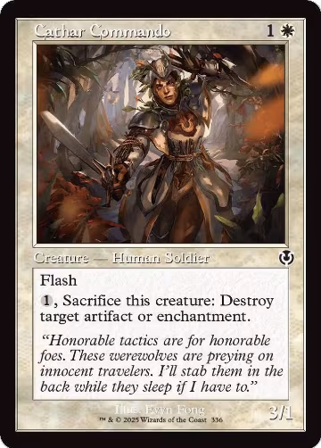Cathar Commando (Retro Frame) (336), Innistrad Remastered — Magic card price