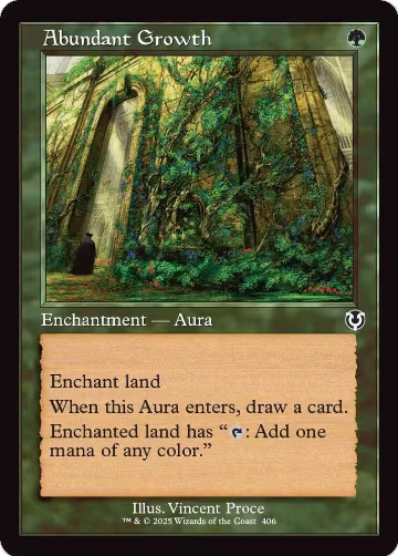Abundant Growth (Retro Frame) (406), Innistrad Remastered — Magic card price