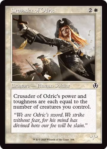 Crusader of Odric (Retro Frame) (338), Innistrad Remastered — Magic card price