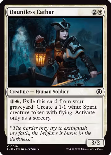 Dauntless Cathar (19), Innistrad Remastered — Magic card price