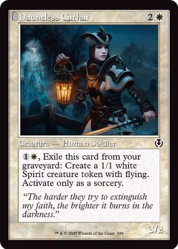 Dauntless Cathar (Retro Frame) (339), Innistrad Remastered — Magic card price