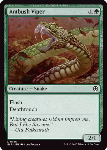 Ambush Viper (186), Innistrad Remastered — Magic card price