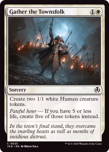 Gather the Townsfolk (23), Innistrad Remastered — Magic card price