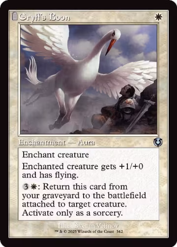 Gryff's Boon (Retro Frame) (342), Innistrad Remastered — Magic card price