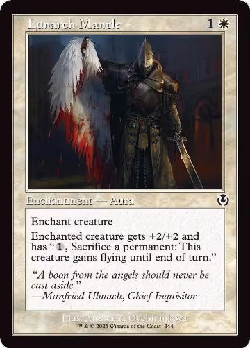Lunarch Mantle (Retro Frame) (344), Innistrad Remastered — Magic card price