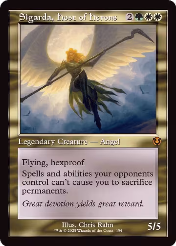Sigarda, Host of Herons (Retro Frame) (434), Innistrad Remastered — Magic card price