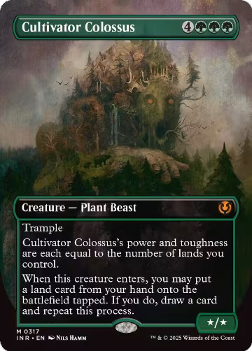 Cultivator Colossus (Borderless) (317), Innistrad Remastered — Magic card price