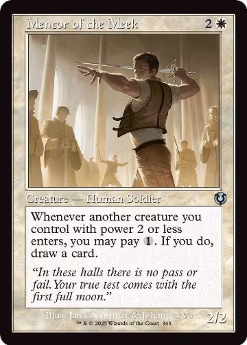 Mentor of the Meek (Retro Frame) (345), Innistrad Remastered — Magic card price