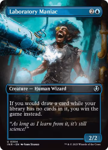 Laboratory Maniac (Borderless) (304), Innistrad Remastered — Magic card price