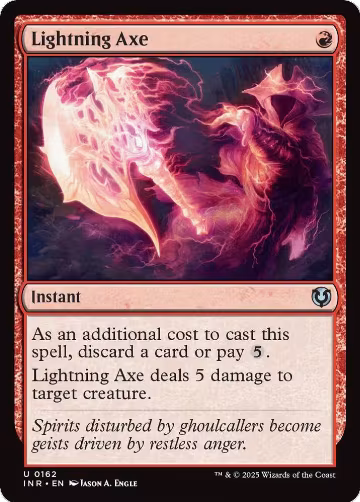 Lightning Axe (162), Innistrad Remastered — Magic card price