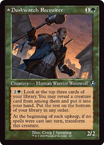 Duskwatch Recruiter (Retro Frame) (467), Innistrad Remastered — Magic card price
