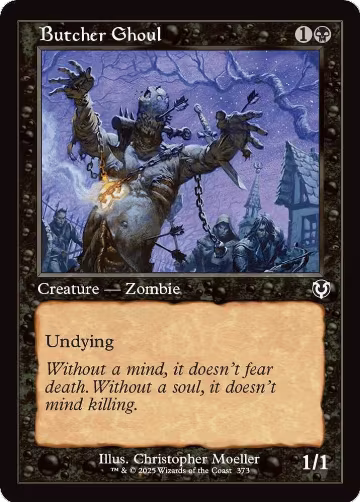 Butcher Ghoul (Retro Frame) (373), Innistrad Remastered — Magic card price