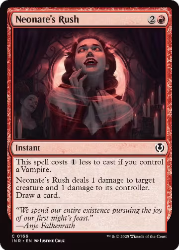 Neonate's Rush (166), Innistrad Remastered — Magic card price
