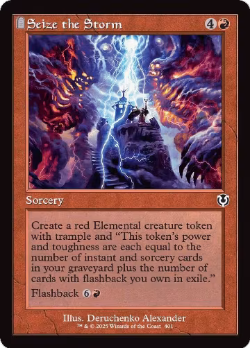 Seize the Storm (Retro Frame) (401), Innistrad Remastered — Magic card price