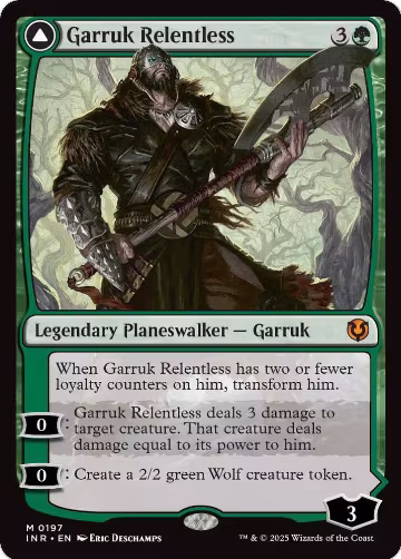 Garruk Relentless (197), Innistrad Remastered — Magic card price