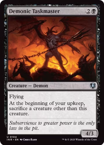 Demonic Taskmaster (104), Innistrad Remastered — Magic card price
