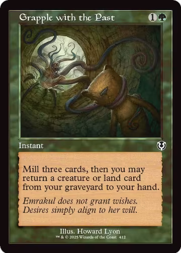 Grapple with the Past (Retro Frame) (412), Innistrad Remastered — Magic card price