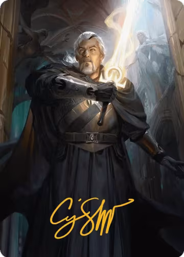 Odric, Lunarch Marshal Art Card (Gold-Stamped Signature) (1), Art Series: Innistrad Remastered — Magic card price